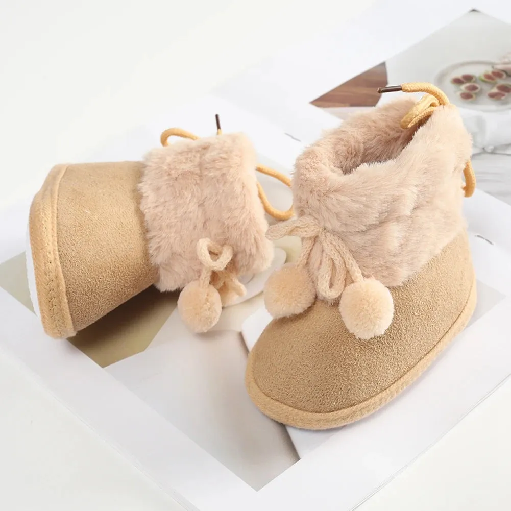 Infant Warm Cozy Fleece Snow Boots