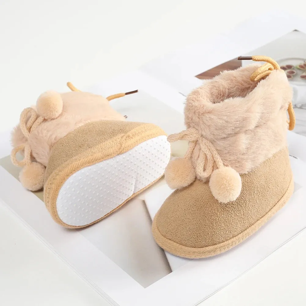 Infant Warm Cozy Fleece Snow Boots