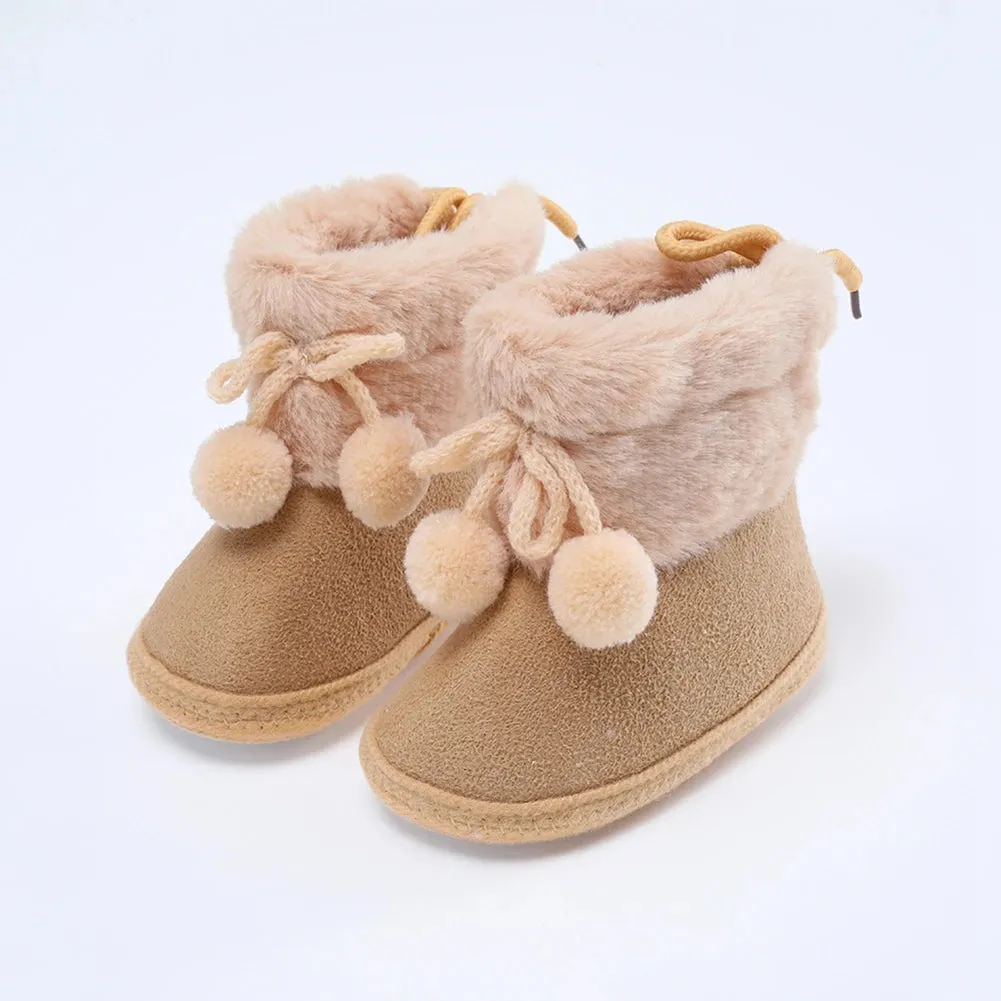 Infant Warm Cozy Fleece Snow Boots