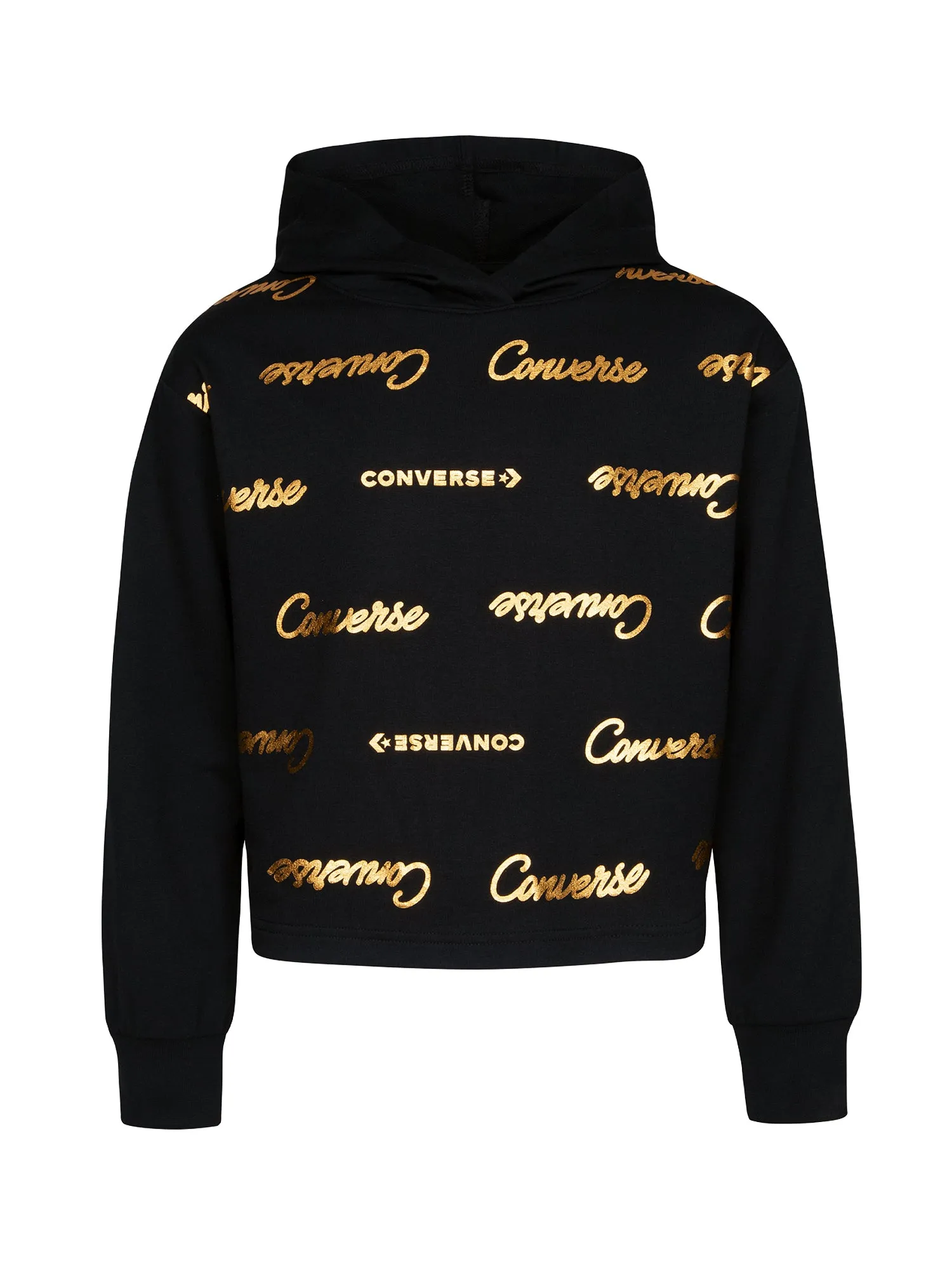 KIDS CONVERSE SHINY WORDMARK HOODIE