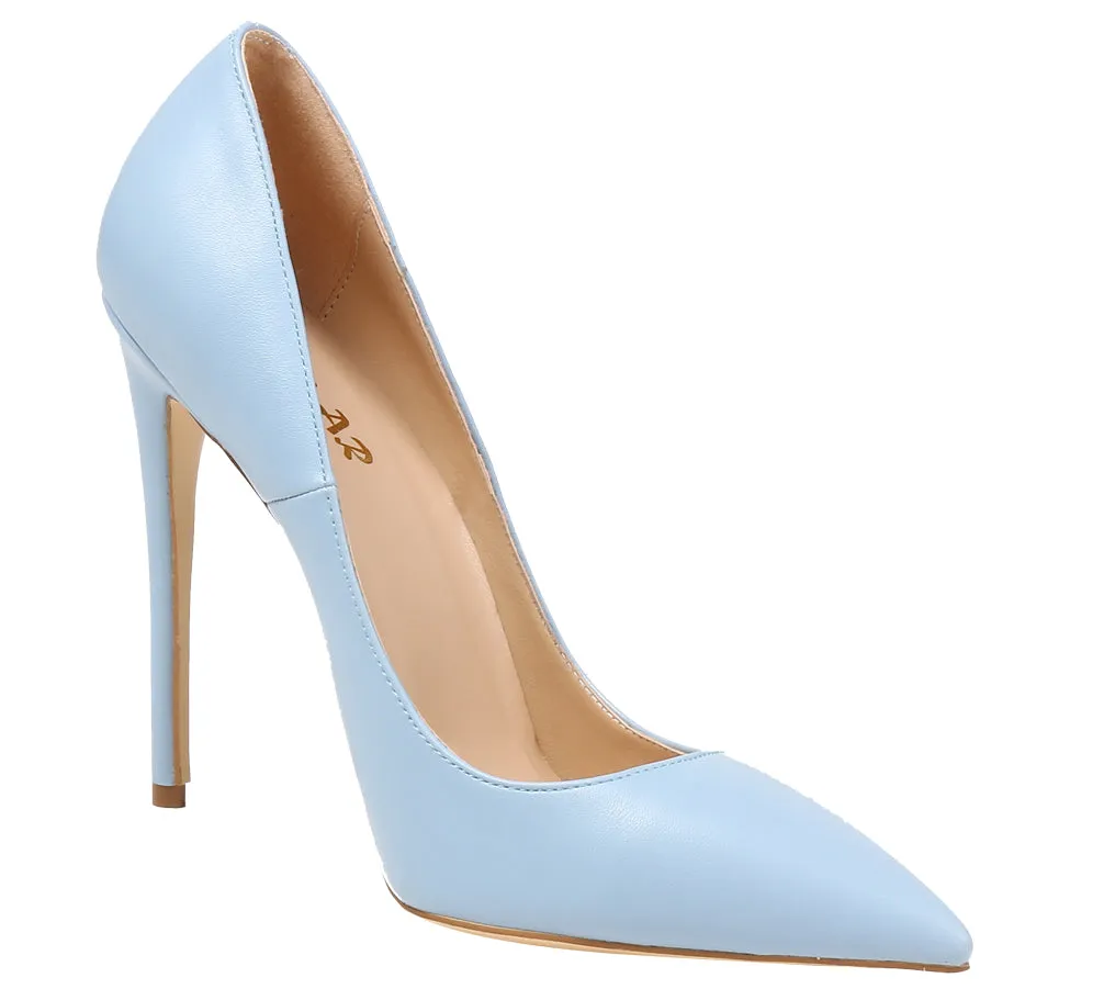 Light Blue 12cm Stilettos Dress Pumps Party High Heels