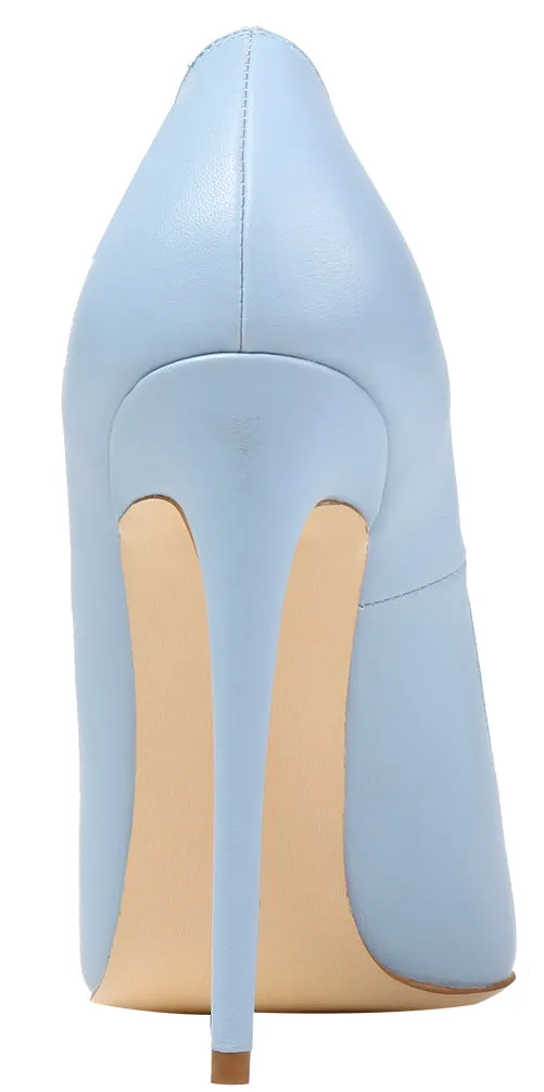 Light Blue 12cm Stilettos Dress Pumps Party High Heels