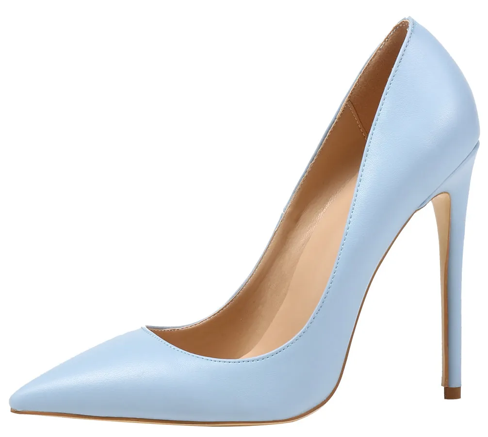 Light Blue 12cm Stilettos Dress Pumps Party High Heels