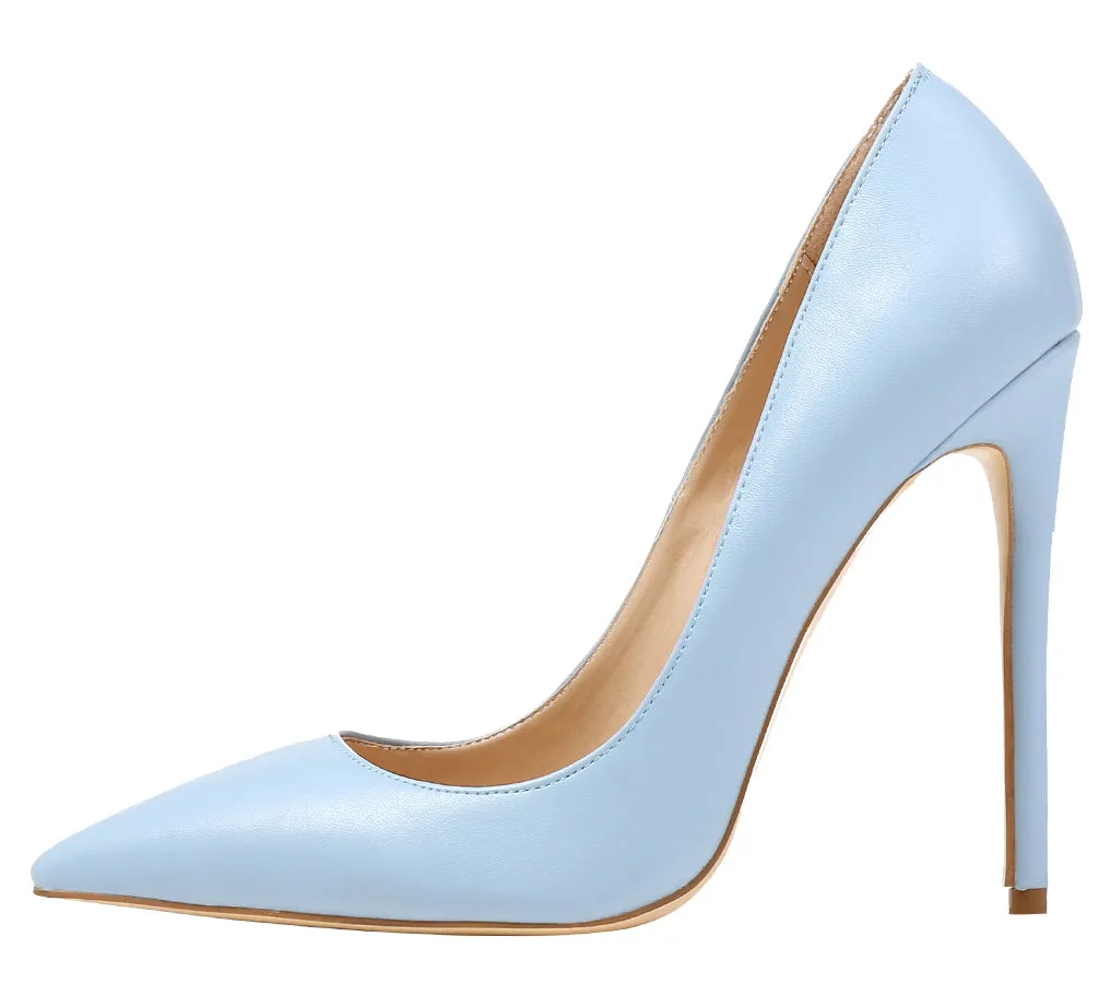 Light Blue 12cm Stilettos Dress Pumps Party High Heels