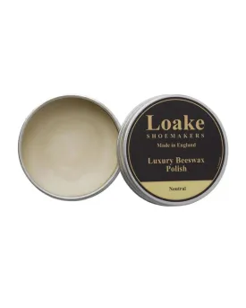 Luxury Leather Beeswax Shoe Polish - Natural