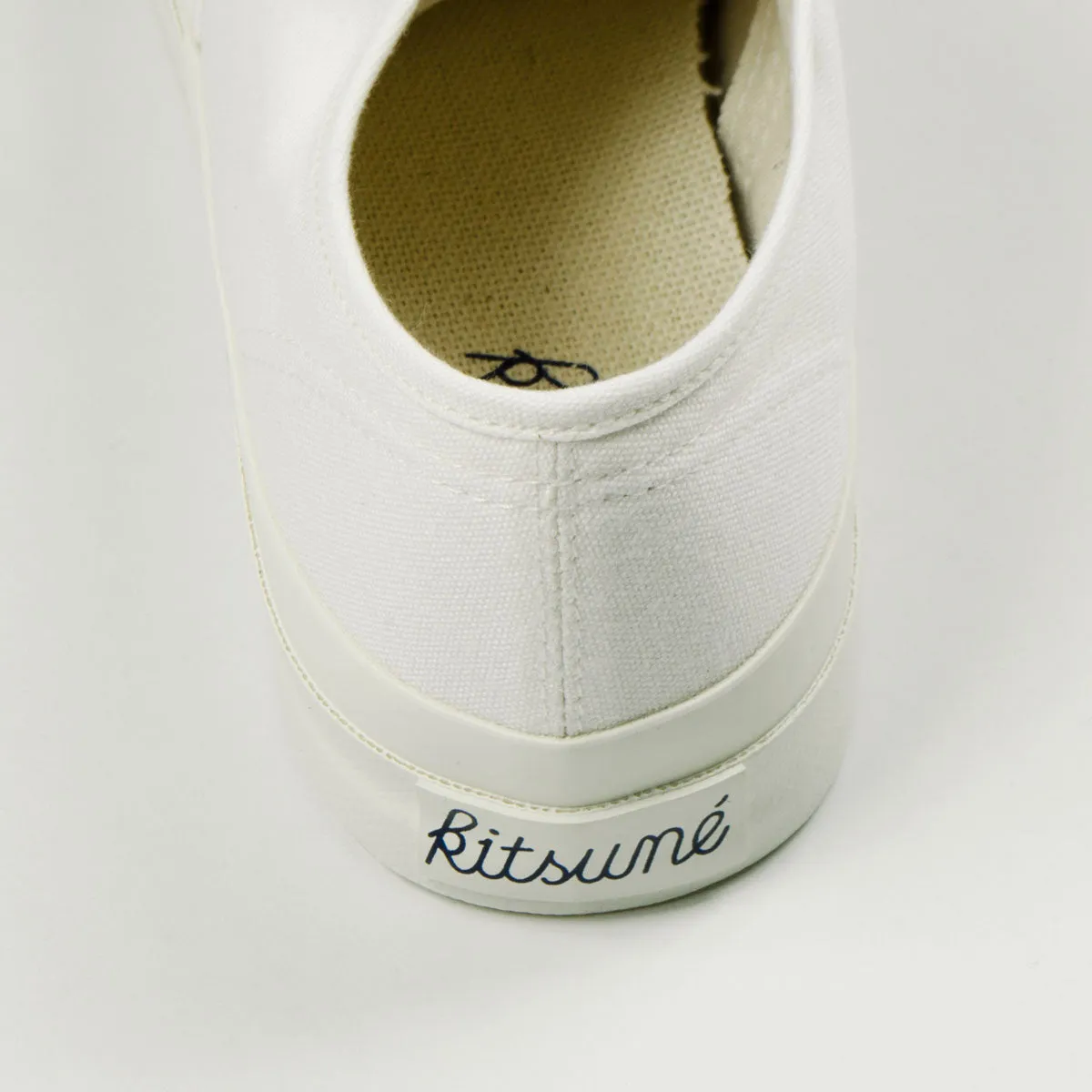 Maison Kitsuné - Canvas Sneakers - White