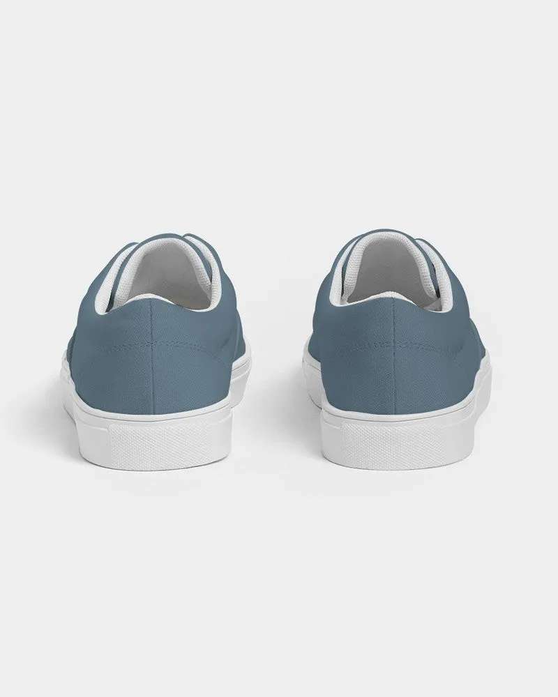 Medium Dark Cyan Women's Canvas Sneakers | Women's | Medium Dark Pale Pastel Cyan | C30M0Y0K60