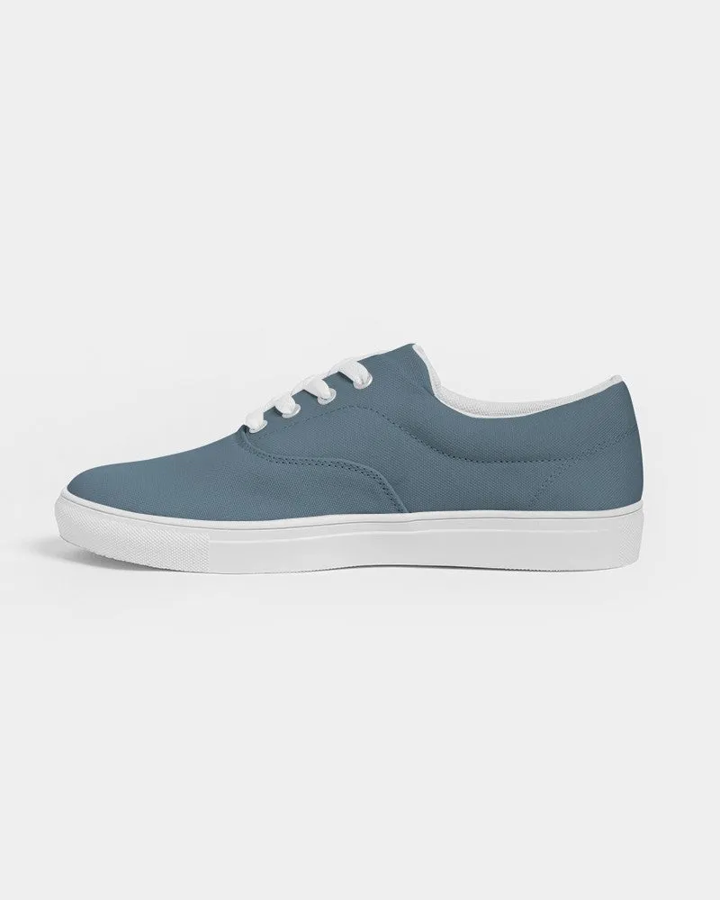 Medium Dark Cyan Women's Canvas Sneakers | Women's | Medium Dark Pale Pastel Cyan | C30M0Y0K60