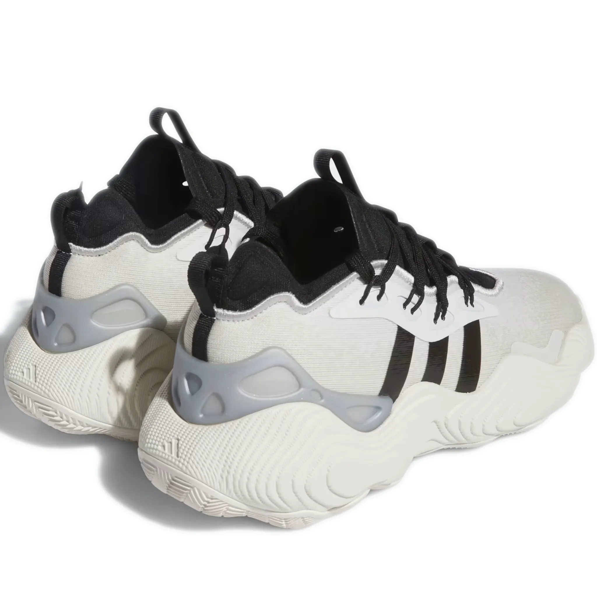 Men's Adidas Trae Young 3 Basketball Shoes - Grey/ Black