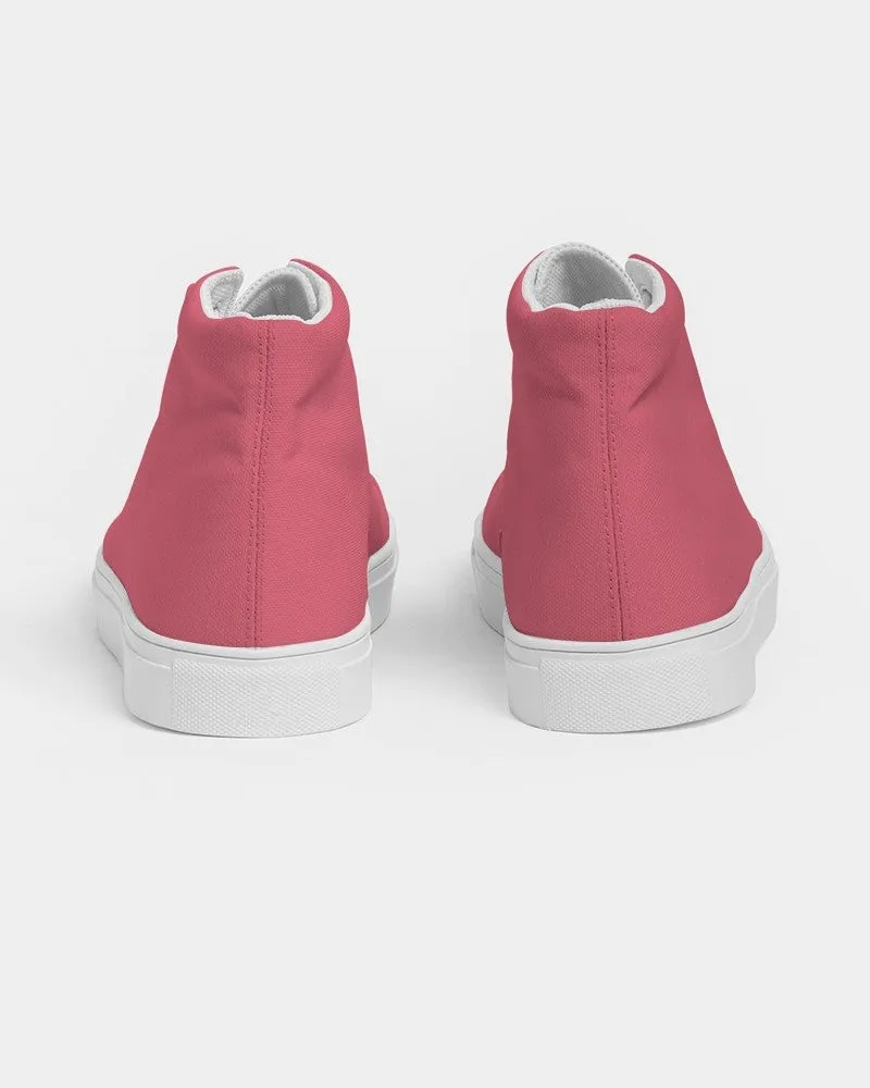 Midtone Pink High-Top Canvas Sneakers | Women's | C0M80Y40K0