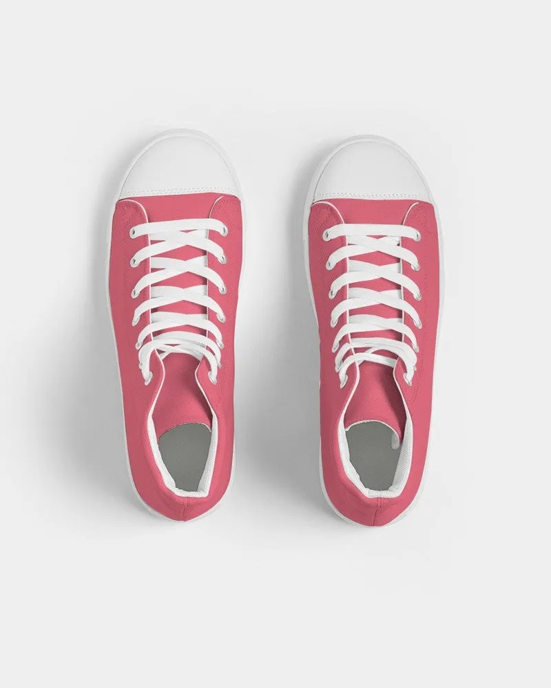 Midtone Pink High-Top Canvas Sneakers | Women's | C0M80Y40K0