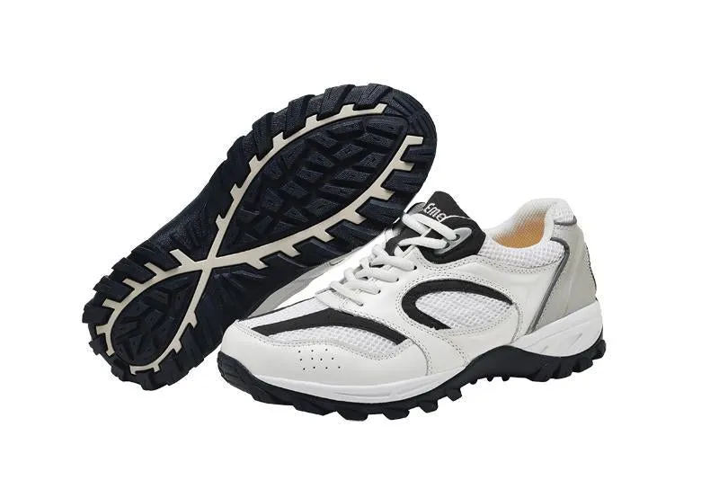 Mt. Emey 9702-3L White - Men's Explorer I Black Athletic Shoe with Laces