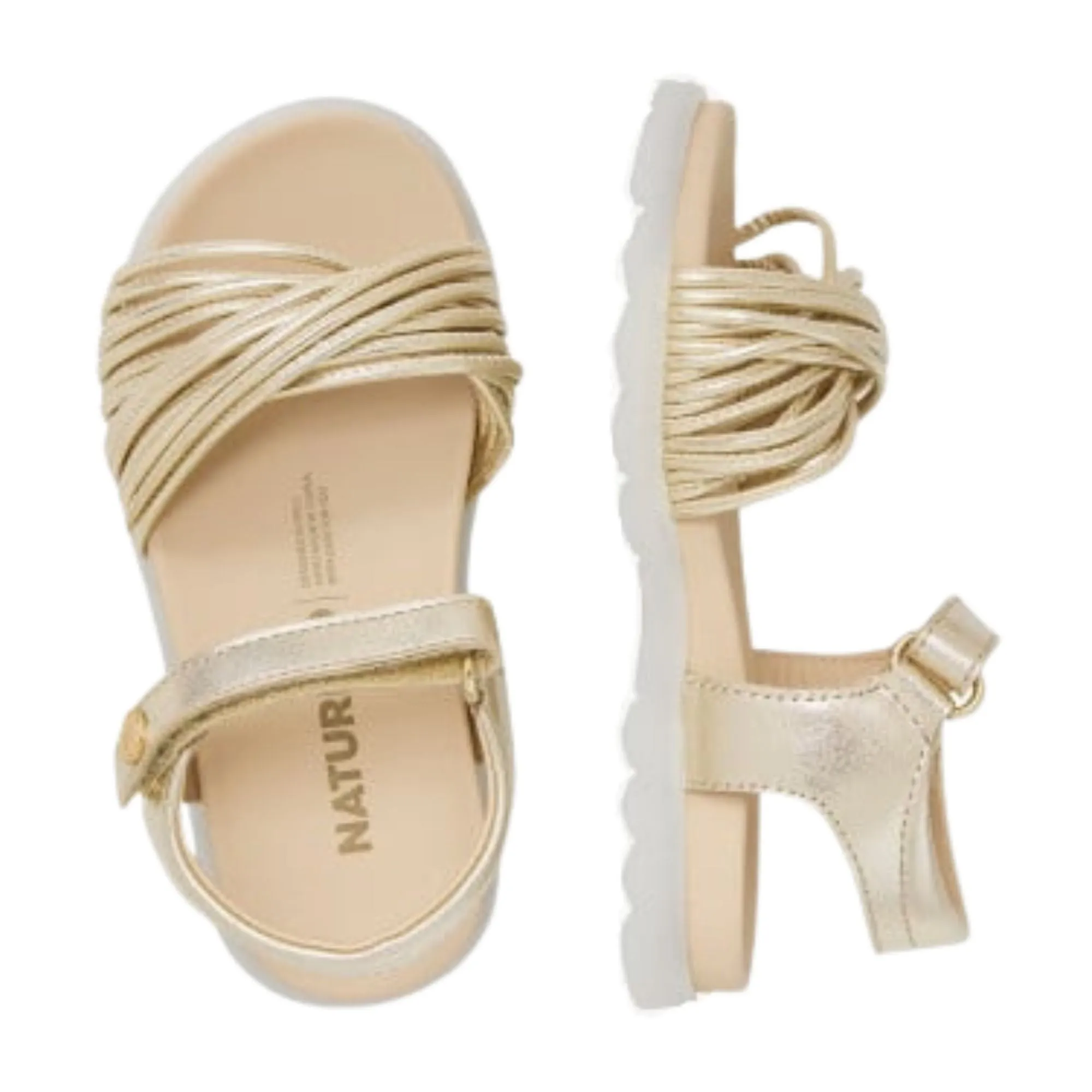 Naturino Alice Gold Sandals