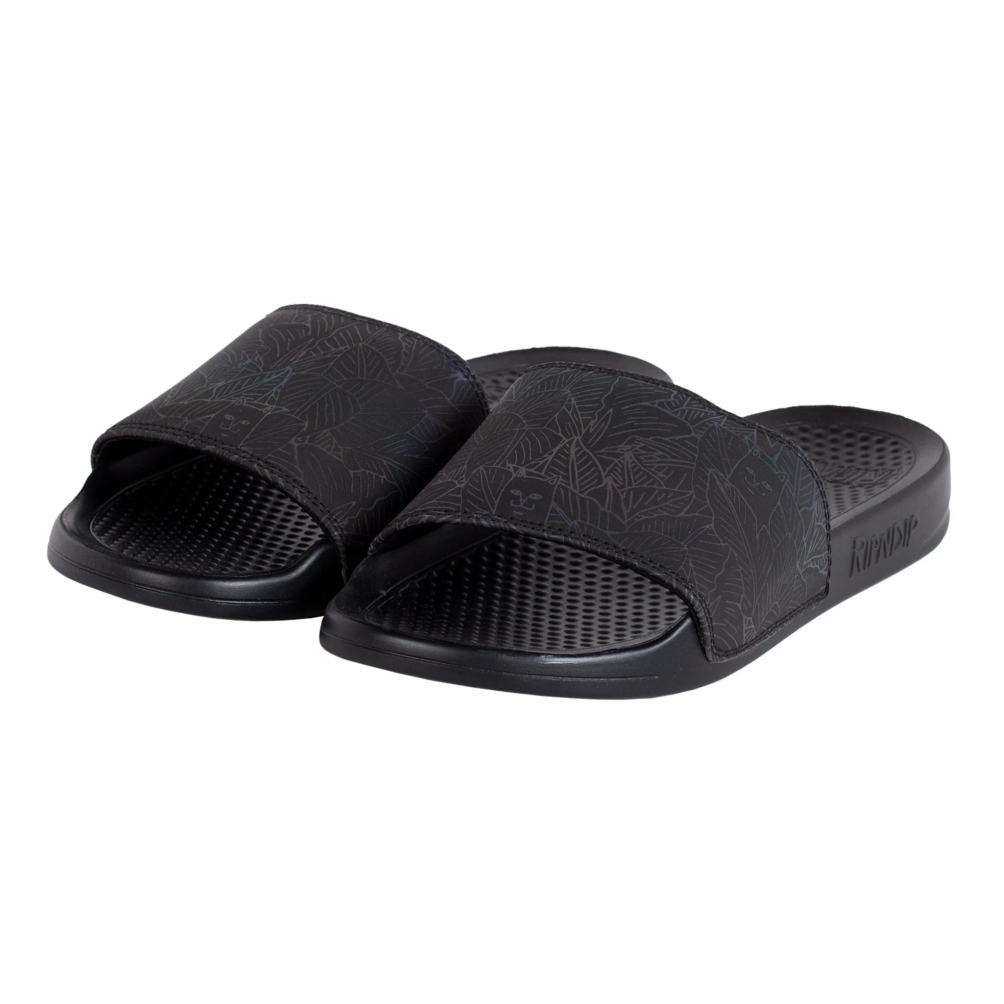 Nermal Leaf Slides (Black Iridescent)