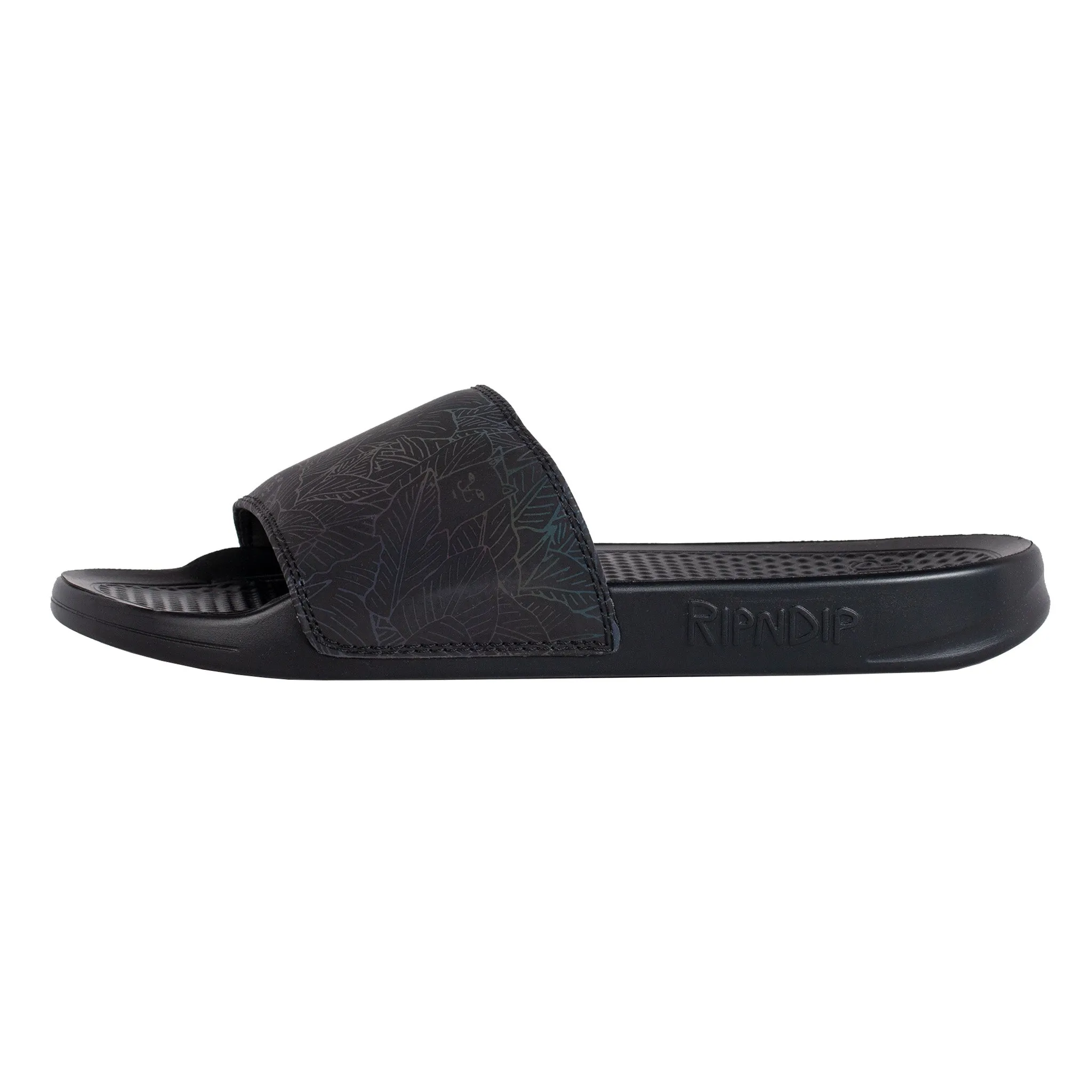 Nermal Leaf Slides (Black Iridescent)