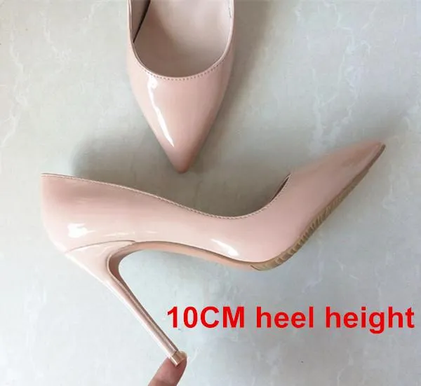 New 2017 High Quality Women Pumps Nude Color Sexy Basic Pointy Toe Stilettos High Heels Wedding Shoes Thin Heels Suede Shoes