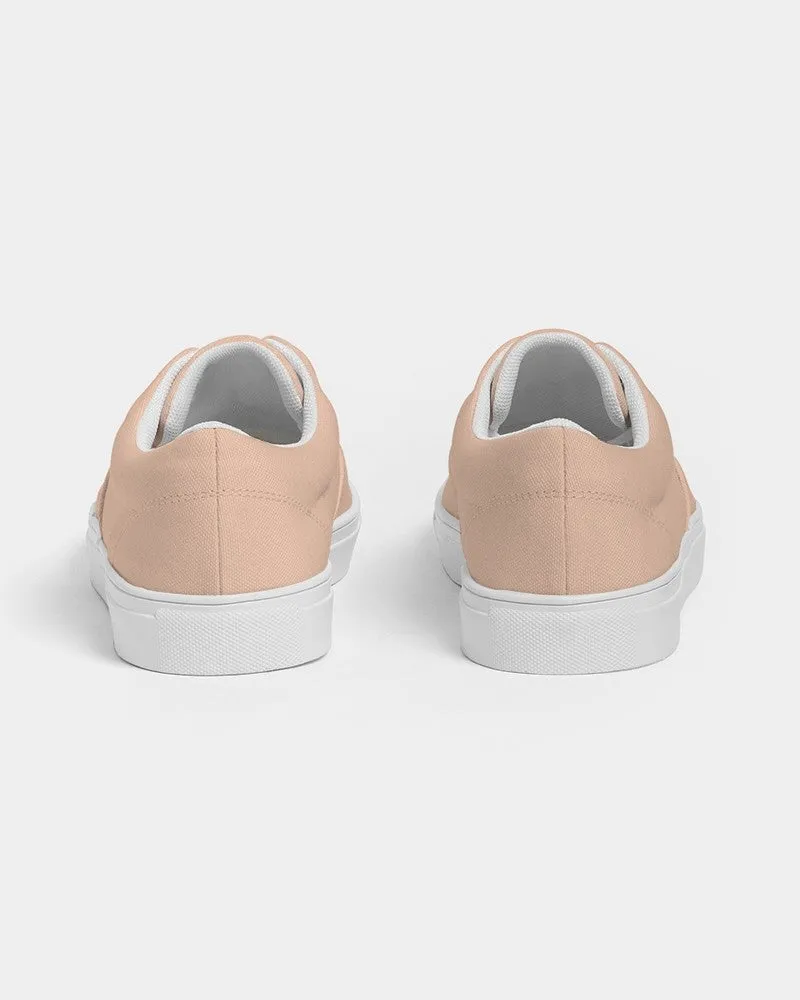 Pale Pastel Orange Women's Canvas Sneakers | Women's | Bright Pale Pastel Orange | C0M22Y30K0