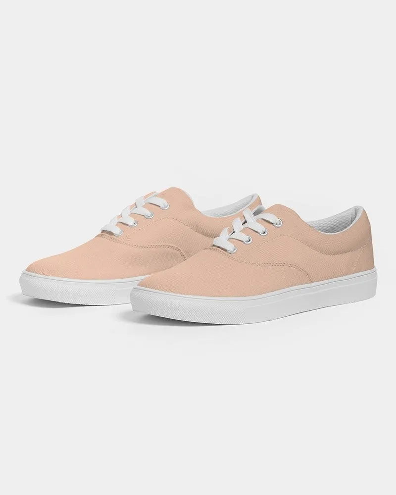 Pale Pastel Orange Women's Canvas Sneakers | Women's | Bright Pale Pastel Orange | C0M22Y30K0