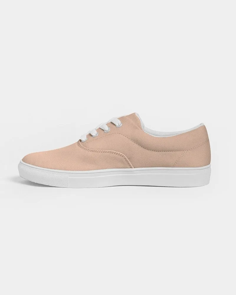 Pale Pastel Orange Women's Canvas Sneakers | Women's | Bright Pale Pastel Orange | C0M22Y30K0