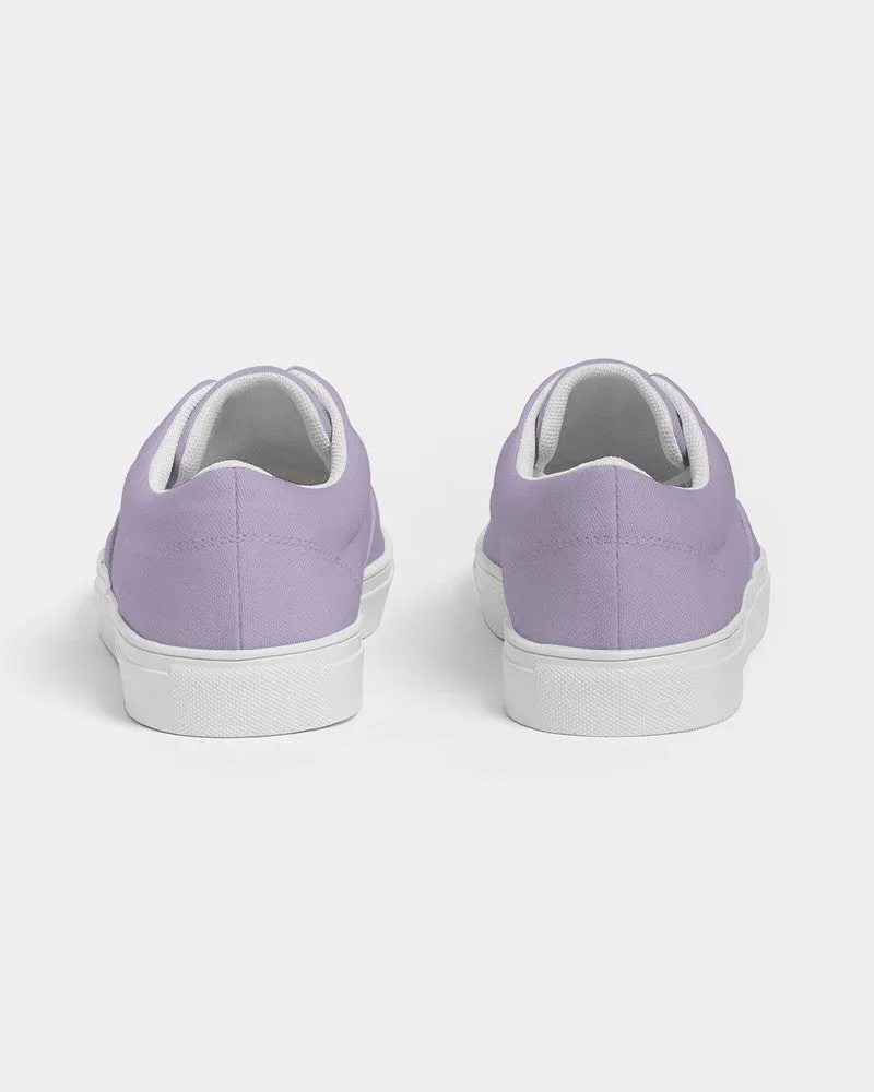 Pale Pastel Violet Women's Canvas Sneakers | Women's | Bright Pale Pastel Violet | C22M30Y0K0