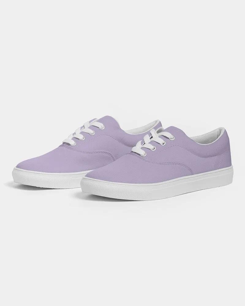 Pale Pastel Violet Women's Canvas Sneakers | Women's | Bright Pale Pastel Violet | C22M30Y0K0