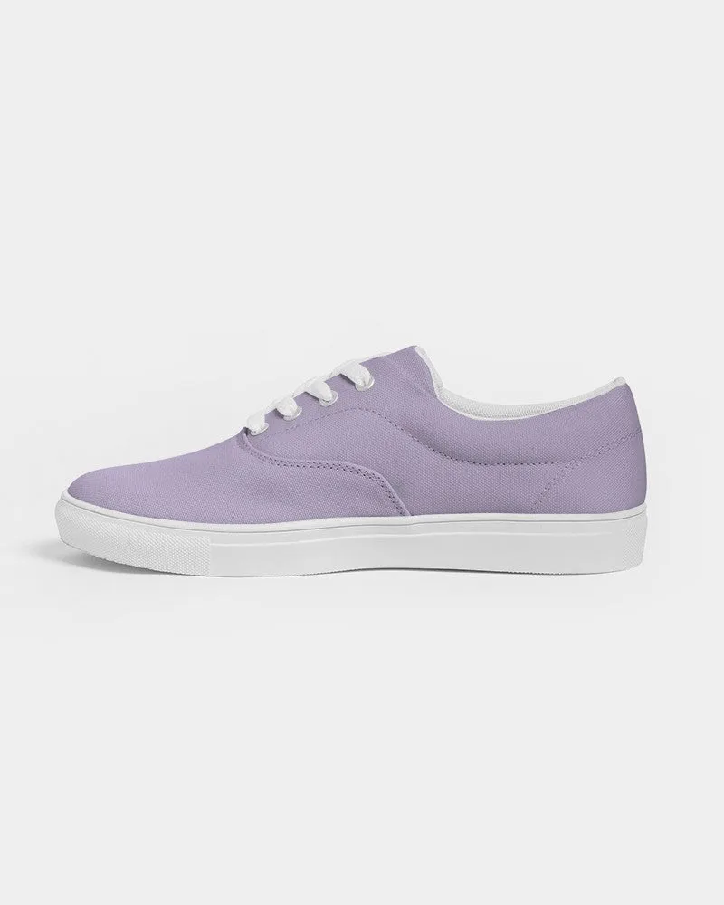 Pale Pastel Violet Women's Canvas Sneakers | Women's | Bright Pale Pastel Violet | C22M30Y0K0