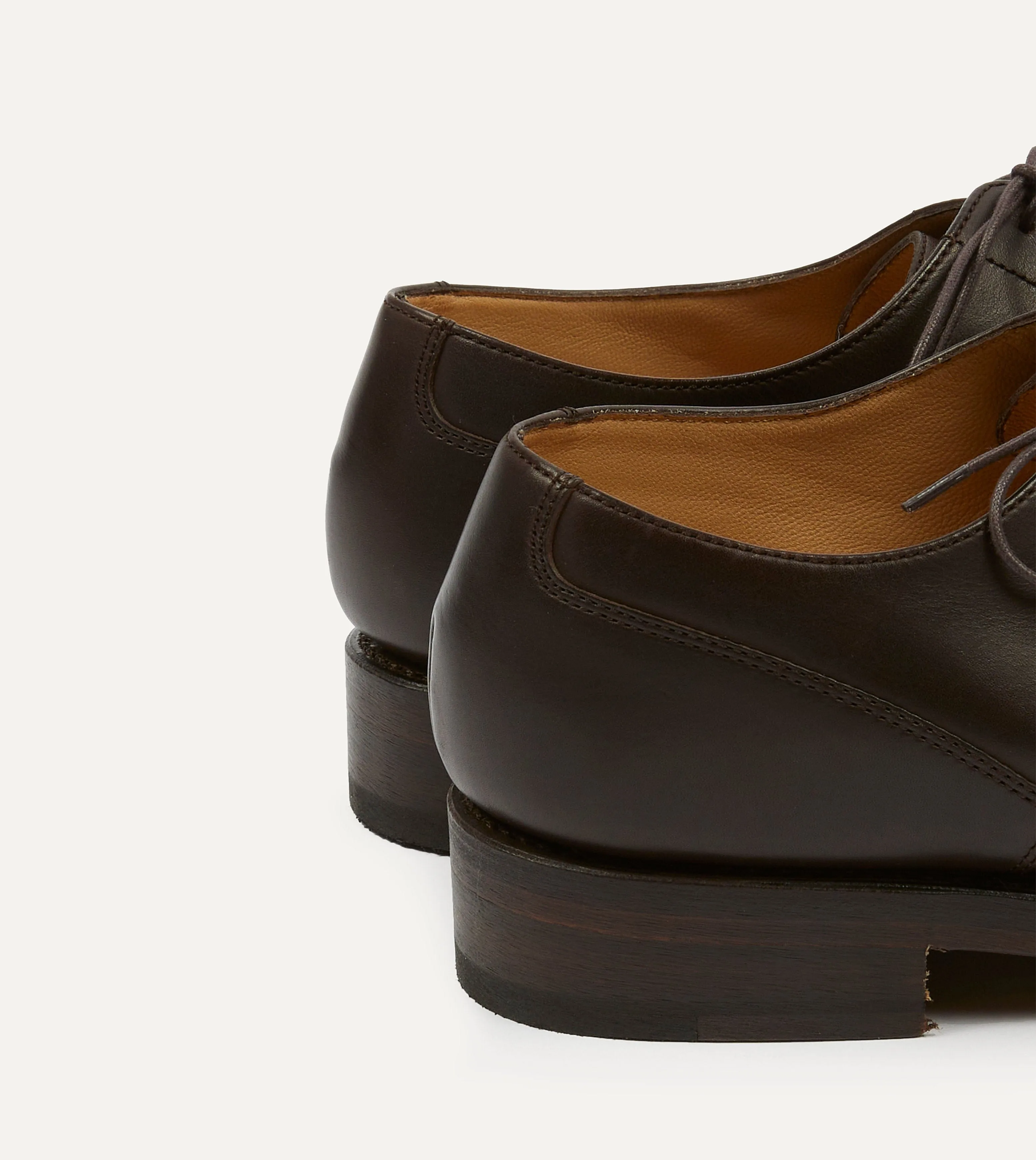 Paraboot Chambord Brown Calf Leather Derby Shoe