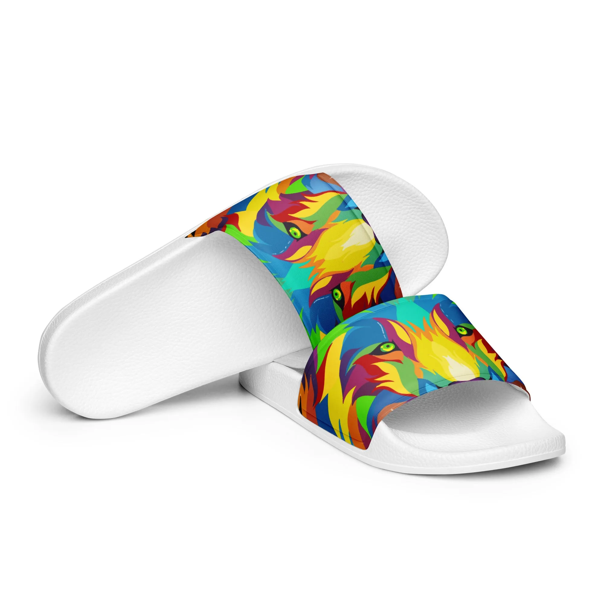 PORCHBOYZ LION HEAD LOGO Men’s slides