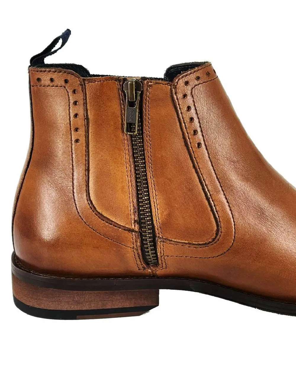 Roamers Mens Gusset Inside Zip Ankle Boots