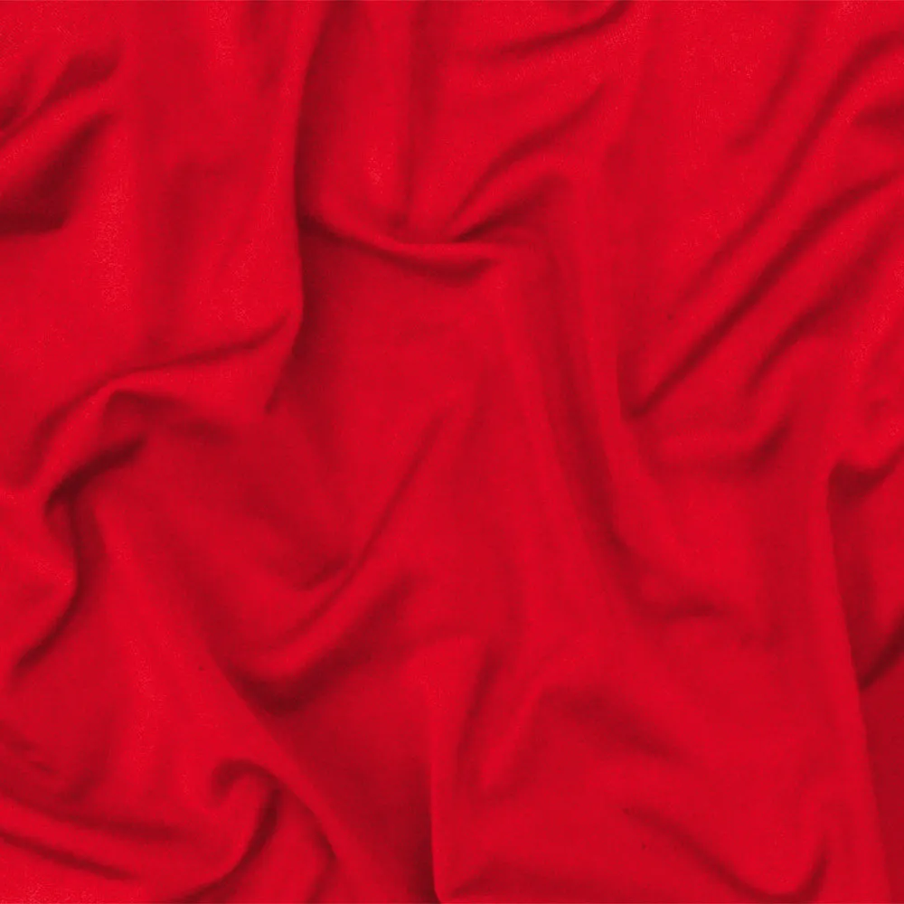 Royal Red Solid Stretch Poly Activewear Jersey Knit Fabric