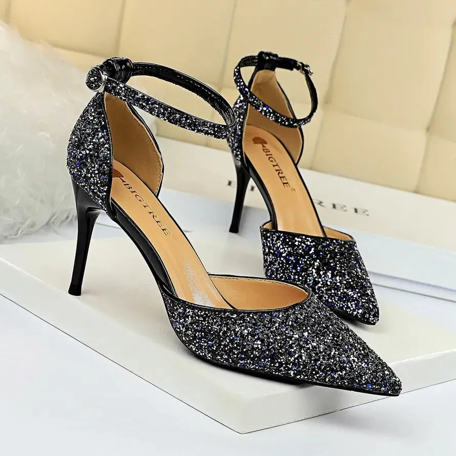 Sequins Sparkly Party Heels