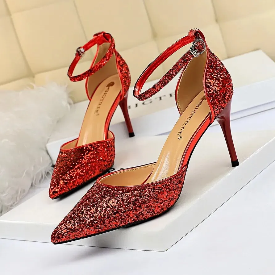 Sequins Sparkly Party Heels