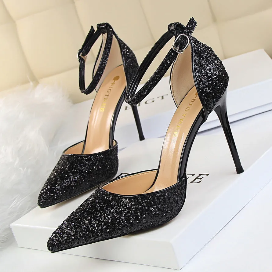 Sequins Sparkly Party Heels