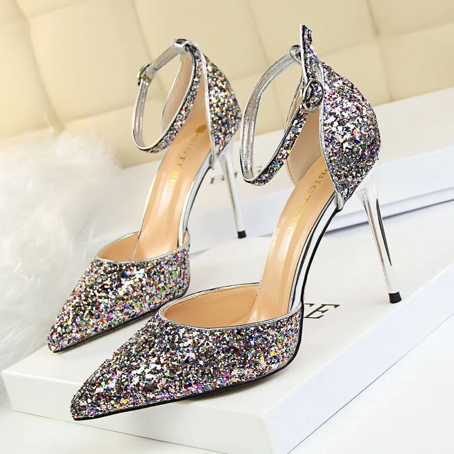 Sequins Sparkly Party Heels