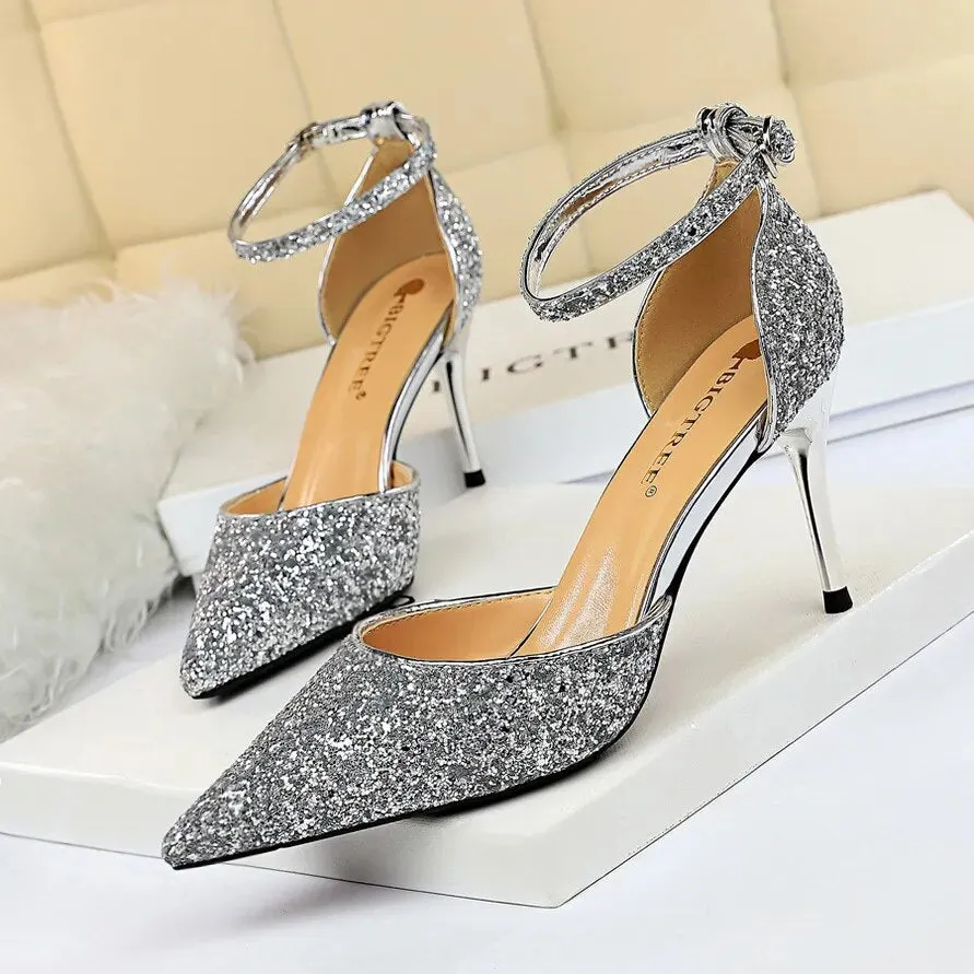 Sequins Sparkly Party Heels