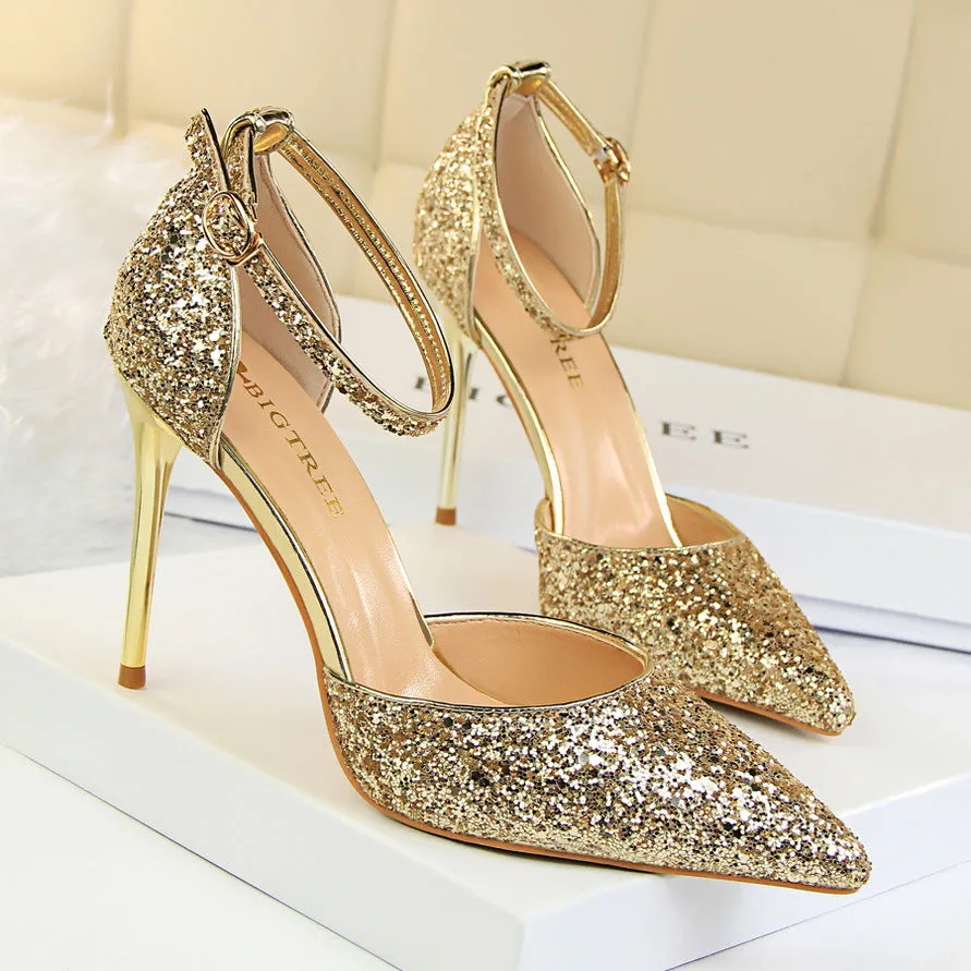 Sequins Sparkly Party Heels