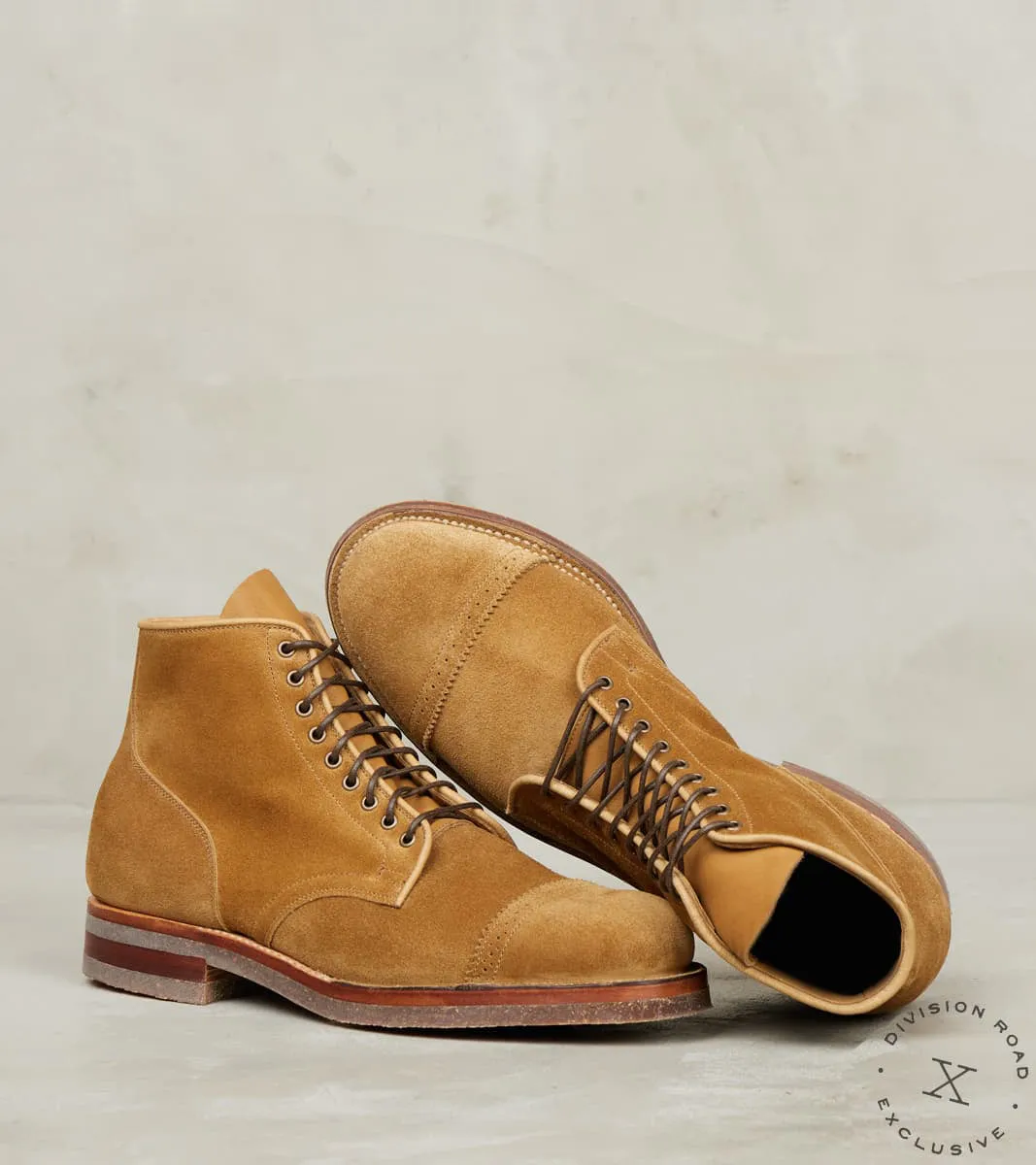 Service Boot - 2030 - Lactae Hevea - CF Stead Tobacco Janus Calf Suede