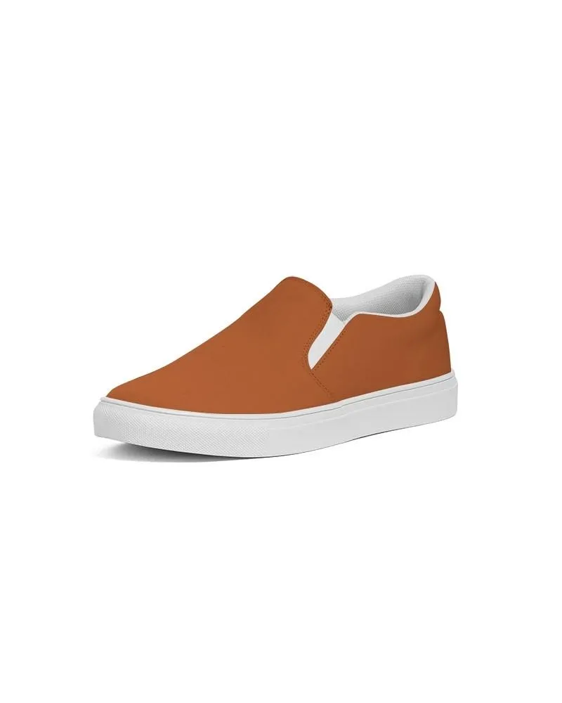 Shaded Orange Slip-On Canvas Sneakers | Women's | C0M75Y100K30