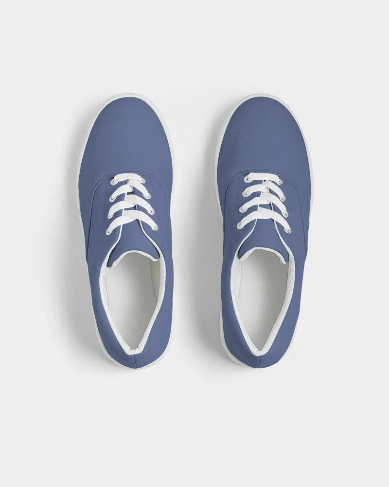 Shaded Pastel Blue Canvas Sneakers | Men's | C60M45Y0K30