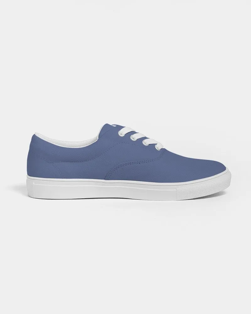 Shaded Pastel Blue Canvas Sneakers | Men's | C60M45Y0K30