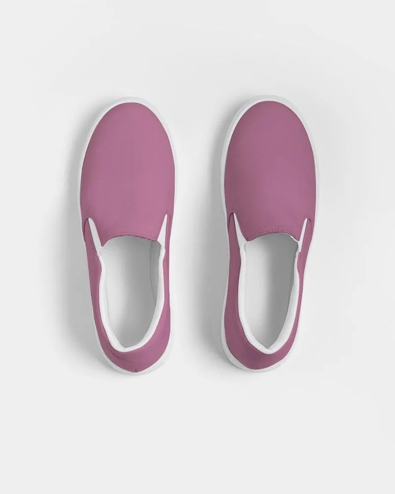 Shaded Pastel Magenta Slip-On Canvas Sneakers | Men's | C0M60Y0K30