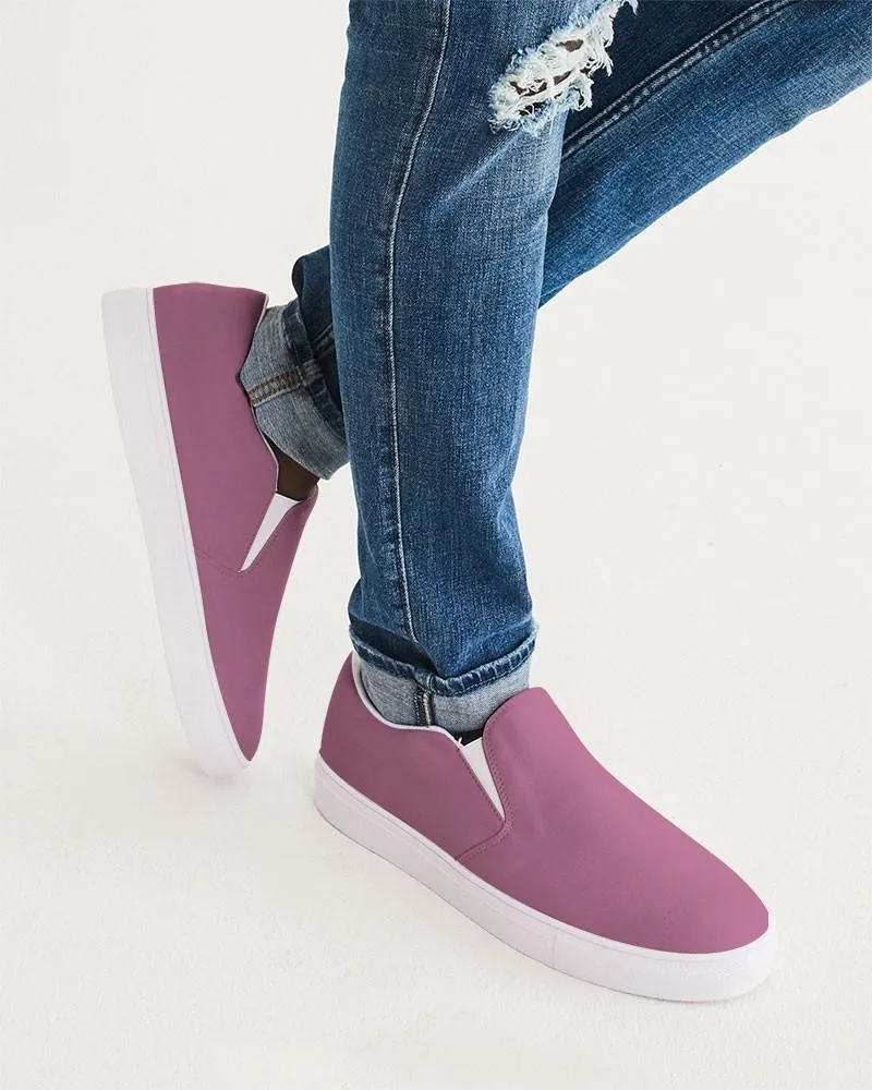 Shaded Pastel Magenta Slip-On Canvas Sneakers | Men's | C0M60Y0K30