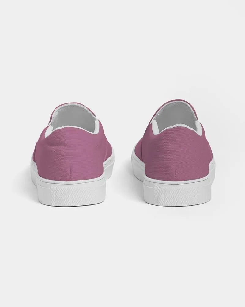 Shaded Pastel Magenta Slip-On Canvas Sneakers | Men's | C0M60Y0K30