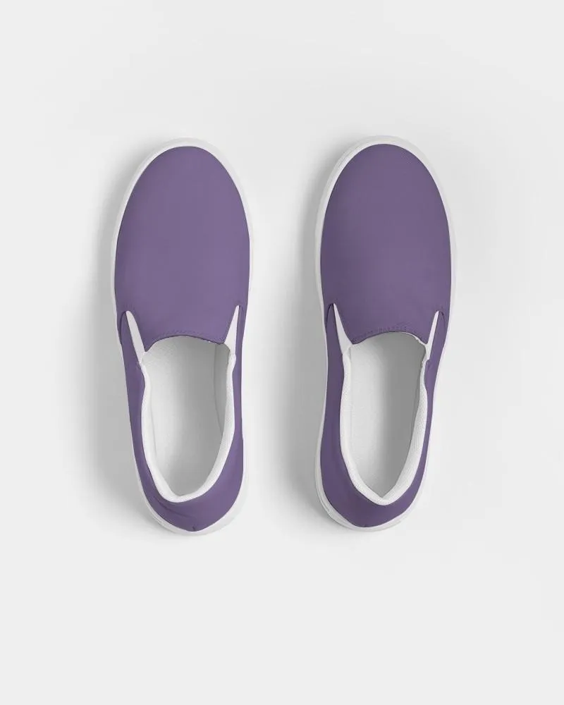 Shaded Pastel Violet Slip-On Canvas Sneakers | Women's | C45M60Y0K30