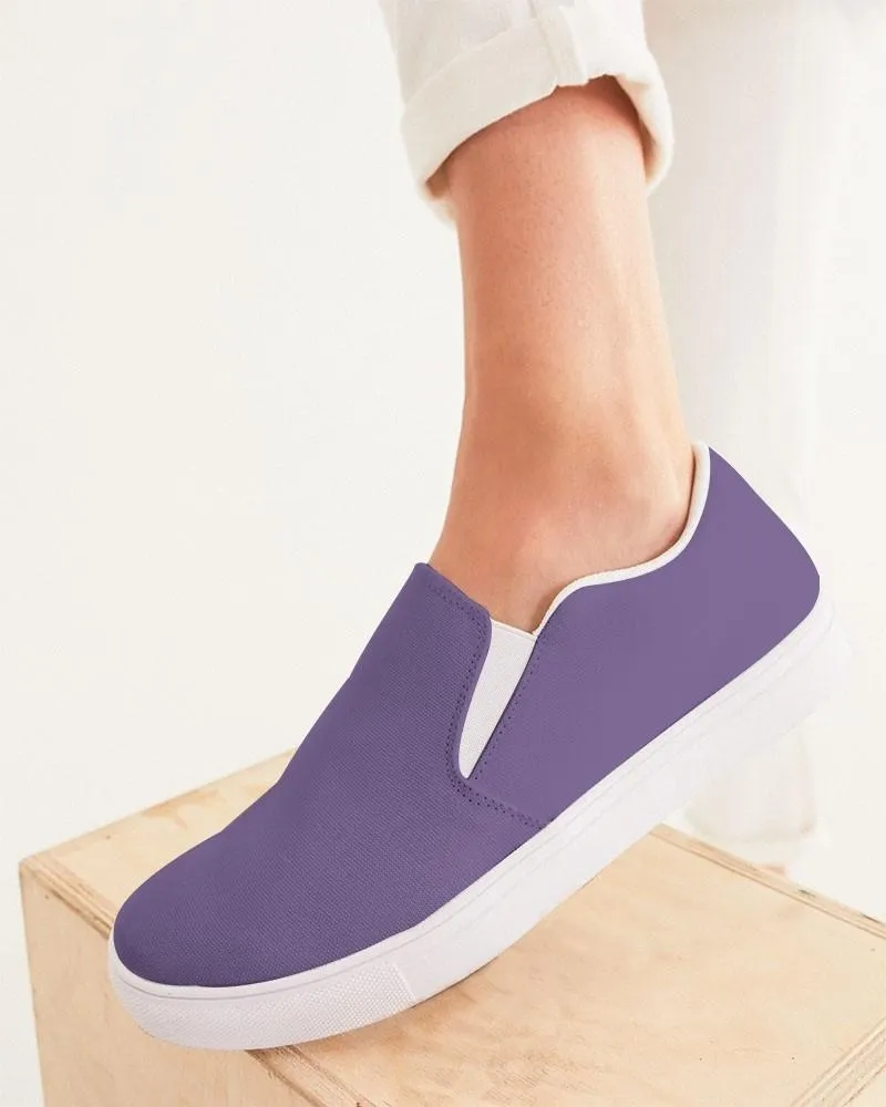 Shaded Pastel Violet Slip-On Canvas Sneakers | Women's | C45M60Y0K30