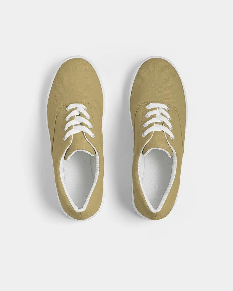 Shaded Pastel Yellow Canvas Sneakers | Women's | C0M15Y60K30