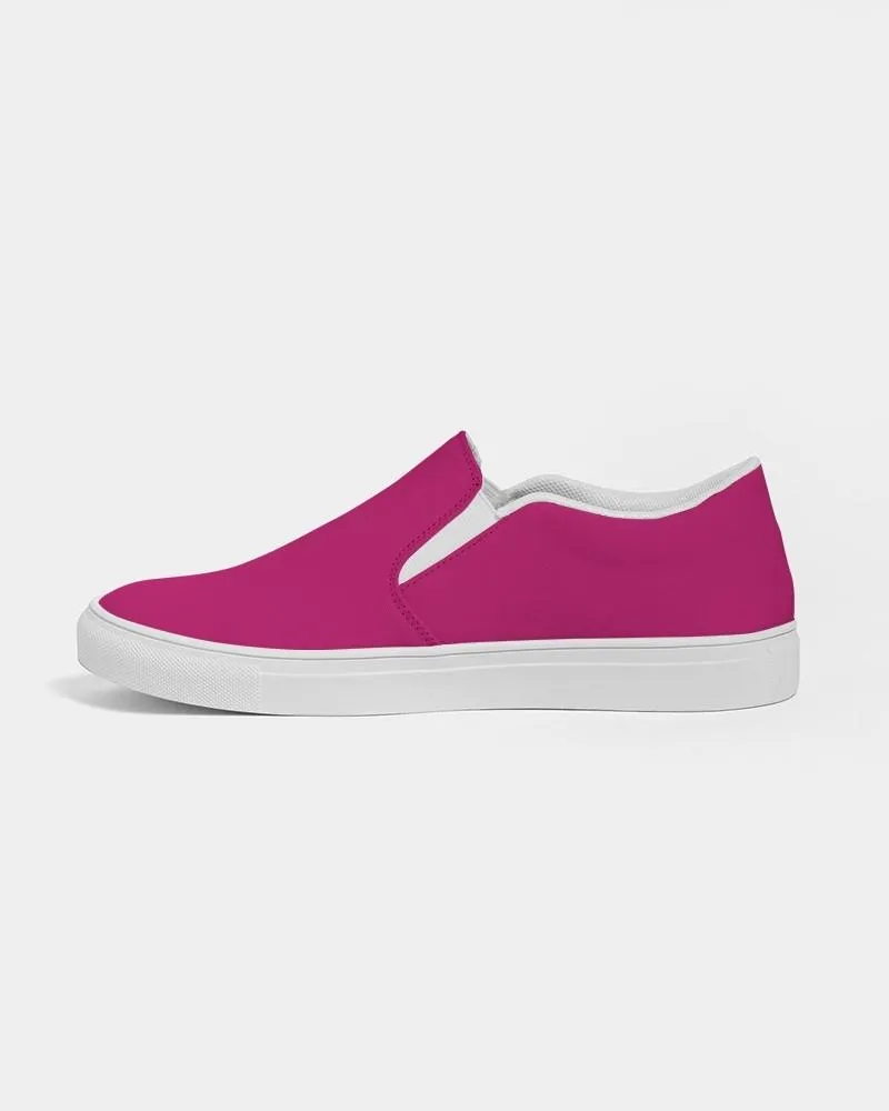 Shaded Pink Slip-On Canvas Sneakers | Men's | C0M100Y25K30