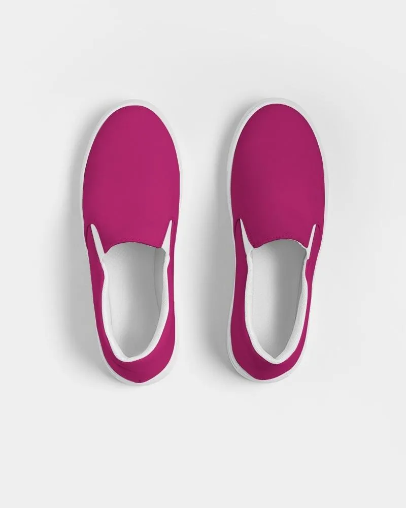 Shaded Pink Slip-On Canvas Sneakers | Men's | C0M100Y25K30