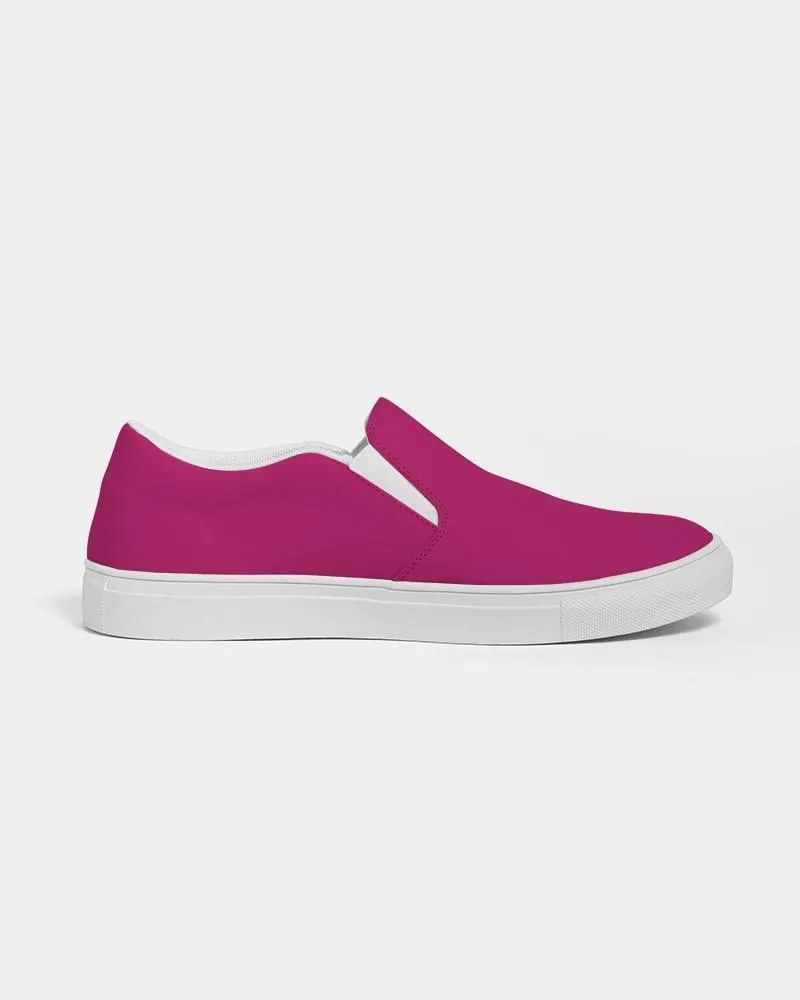 Shaded Pink Slip-On Canvas Sneakers | Men's | C0M100Y25K30