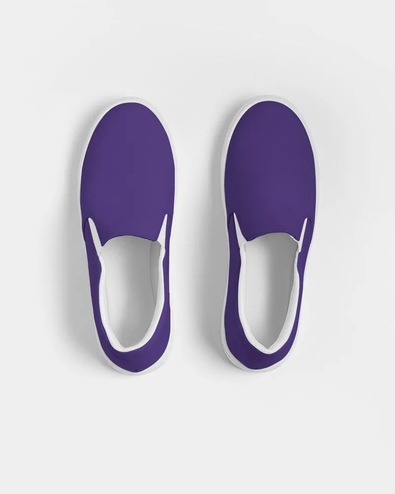 Shaded Violet Slip-On Canvas Sneakers | Men's | C88M100Y0K30